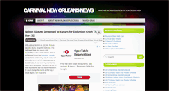 Desktop Screenshot of news.carnivalneworleans.com